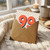 99th Birthday Card, Large Bold Number 99 Polka Dot Design