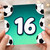 16th Birthday Card, Football Soccer Design