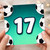 17th Birthday Card, Football Soccer Design
