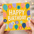 3rd Birthday Card, Happy Birthday Balloon Design