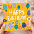 11th Birthday Card, Happy Birthday Balloon Design