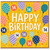14th Birthday Card, Happy Birthday Balloons Design