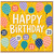 23rd Birthday Card, Happy Birthday Balloon Design Card