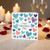 Happy Valentine’s Day Card - Watercolour Hearts Design - Cute Romantic Greeting Card for Him or Her, Husband, Wife, Boyfriend or Girlfriend