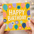 85th Birthday Card, Happy Birthday Balloon Design