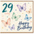 29th Birthday Card, Happy Birthday Today Butterfly Design