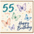 55th Birthday Card, Happy Birthday Today Butterflies Card