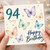 94th Birthday Card, Happy Birthday Butterflies Card