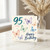 95th Birthday Card, Butterfly Happy Birthday Card