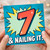 7th Birthday Card, Nailing It Comic Style Card