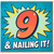 9th Birthday Card, 9 & Nailing It Comic Style Card
