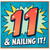 11th Birthday Card, 11 & Nailing It Comic Style Card