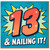 13th Birthday Card, 13 & Nailing It!