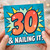 30th Birthday Card, 30 & Nailing It! Comic Style Card