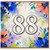 88th Birthday Card, Colourful Floral Watercolour Design