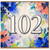 102nd Birthday Card, Colourful Floral Watercolor Design