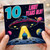 10th Birthday Card, Light Years Old Space UFO Card