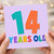 14th Birthday Card, 14 Years Old