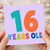 16th Birthday Card, 16 Years Old Card