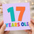 17th Birthday Card, 17 Years Old Card