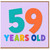 59th Birthday Card, 59 Years Old Card
