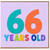 66th Birthday Card, 66 Years Old Card