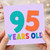 95th Birthday Card, 95 Years Old