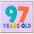 97th Birthday Card, 97 Years Old Card