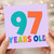 97th Birthday Card, 97 Years Old Card
