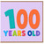 100th Birthday Card, 100 Years Old Card