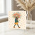Floral Bouquet 'For You' Greeting Card - Cute Hearts Illustration - Thank You Card for Her, Him or Friend - Blank Inside