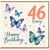 46th Birthday Card, Happy Birthday Butterflies Card for Her