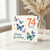 74th Birthday Card, Happy Birthday Butterflies Card, 74 Today Card