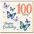 100th Birthday Card, Happy Birthday Today Butterfly Card