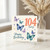 104th Birthday Card, Happy Birthday Butterflies Card