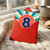 8th Birthday Card, Retro Number 8 Celebration Card