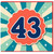43rd Birthday Card