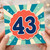 43rd Birthday Card