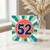 52nd Birthday Card, Retro Sunburst Number 52 Celebration Card