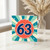 63rd Birthday Card, Retro Starburst Number 63 Card