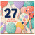27th Birthday Card, Happy 27 Birthday Balloon Design Card