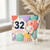32nd Birthday Card, Colourful Balloon Design Happy Birthday Card