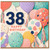 38th Birthday Card, Happy Birthday Balloon Design