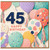45th Birthday Card, Happy Birthday Balloon Design