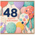 48th Birthday Card, Happy Birthday Balloons Card