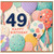 49th Birthday Card, Happy Birthday Balloon Design