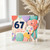 67th Birthday Card, Colourful Balloons Happy Birthday Card