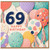69th Birthday Card, Happy 69th Birthday Balloon Design Card