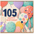 105th Birthday Card, Happy Birthday Balloon Design Card