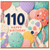 110th Birthday Card, Colourful Balloons Happy Birthday Card